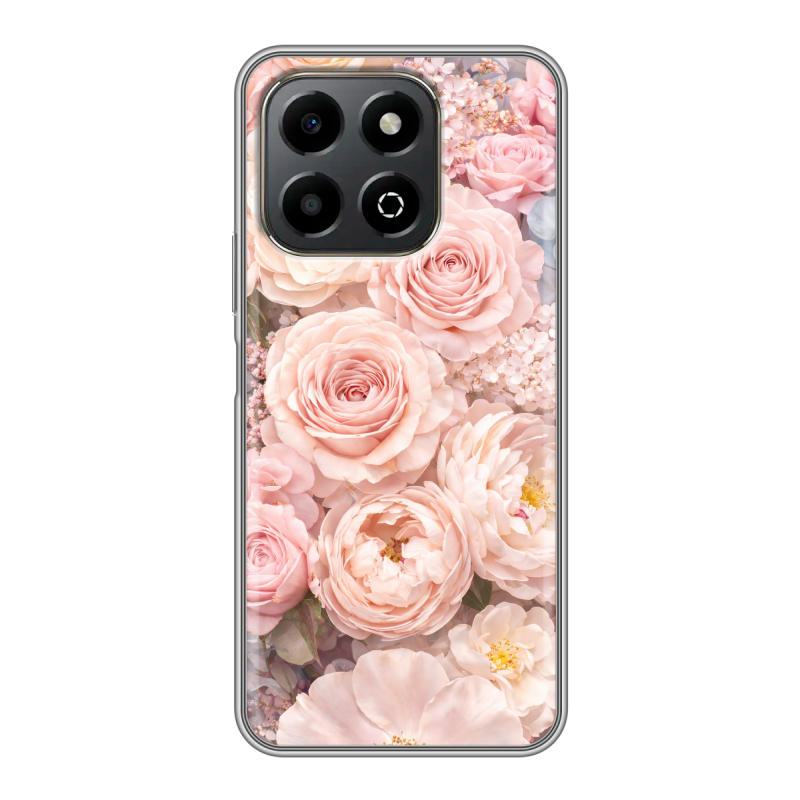 Силиконовый чехол на Honor X6b с принтом женский Силиконовый чехол на Honor X6b с принтом женский