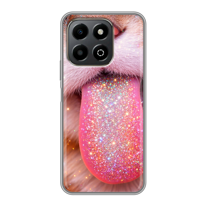 Силиконовый противоударный чехол на Honor X6b с принтом для девочек Силиконовый противоударный чехол на Honor X6b с принтом для девочек