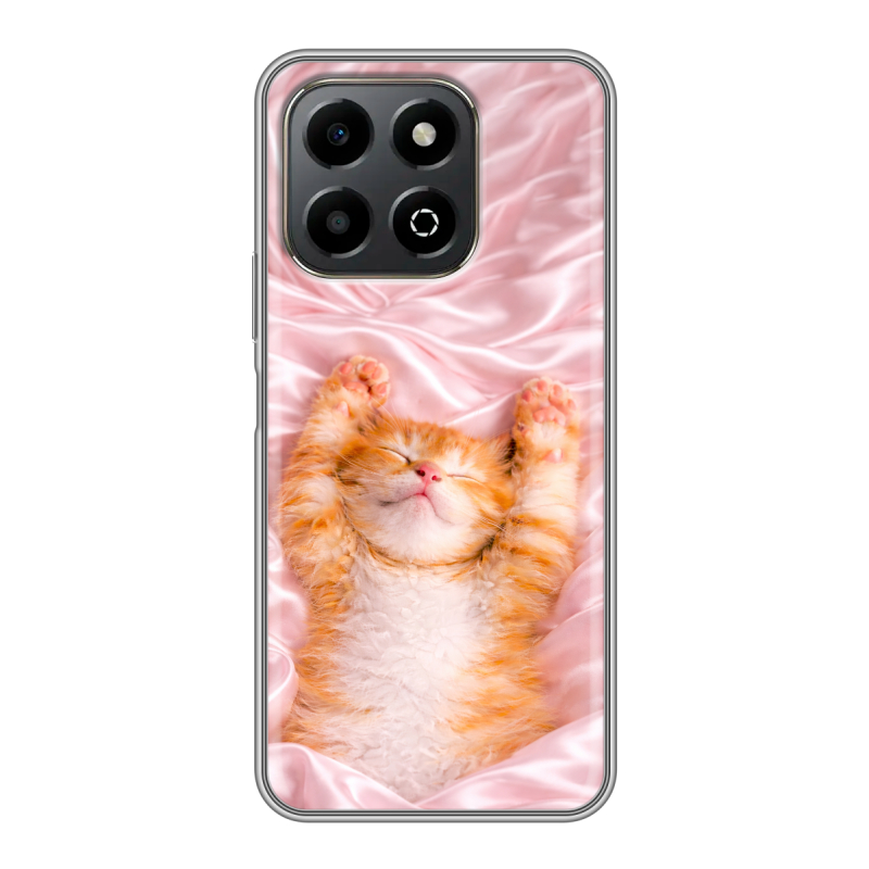 Силиконовый чехол на Honor X6b с принтом женский Силиконовый чехол на Honor X6b с принтом женский