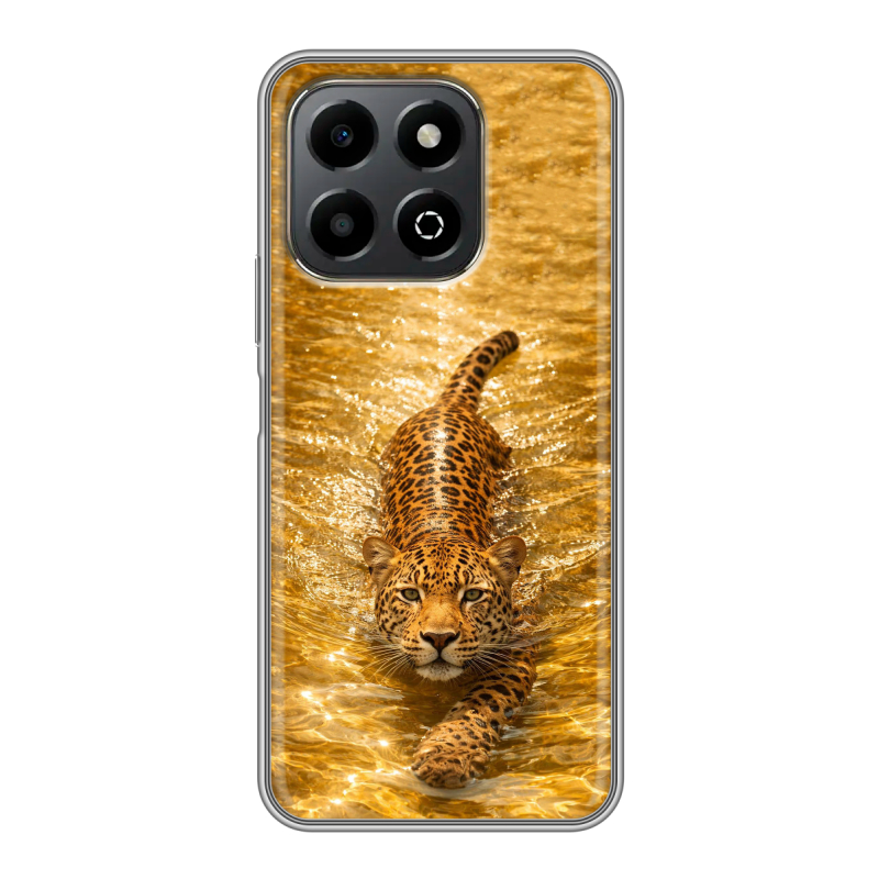 Силиконовый противоударный чехол на Honor X6b с принтом женский Силиконовый противоударный чехол на Honor X6b с принтом женский