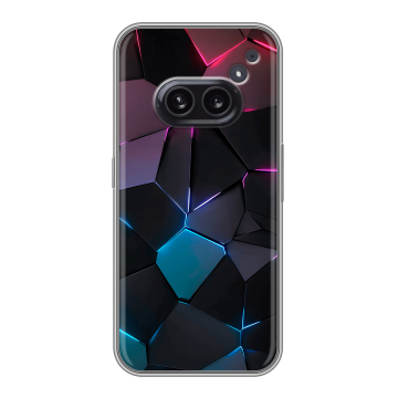 Силиконовый чехол на Nothing Phone (2a) Plus с принтом Геометрия неона Силиконовый чехол на Nothing Phone (2a) Plus с принтом Геометрия неона