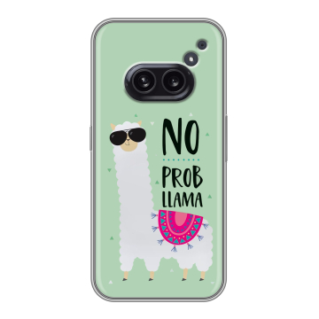 Силиконовый чехол на Nothing Phone (2a) Plus с принтом Лама Силиконовый чехол на Nothing Phone (2a) Plus с принтом Лама