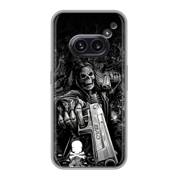 Силиконовый чехол на Nothing Phone (2a) Plus с принтом Скелет Силиконовый чехол на Nothing Phone (2a) Plus с принтом Скелет