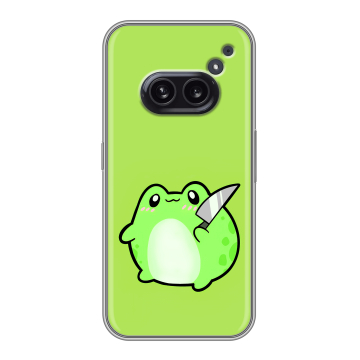 Силиконовый чехол на Nothing Phone (2a) Plus с принтом Лягушенок