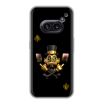 Силиконовый чехол на Nothing Phone (2a) Plus с принтом Золотой скрудж макдак