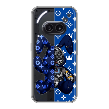 Силиконовый чехол на Nothing Phone (2a) Plus с принтом Луи робот Силиконовый чехол на Nothing Phone (2a) Plus с принтом Луи робот