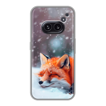 Силиконовый чехол на Nothing Phone (2a) Plus с принтом лиса Силиконовый чехол на Nothing Phone (2a) Plus с принтом лиса