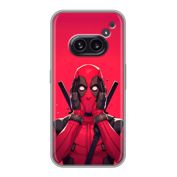 Силиконовый чехол на Nothing Phone (2a) Plus с принтом Дедпул Deadpool Силиконовый чехол на Nothing Phone (2a) Plus с принтом Дедпул Deadpool