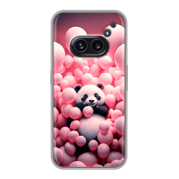 Силиконовый чехол на Nothing Phone (2a) Plus с принтом Панда Силиконовый чехол на Nothing Phone (2a) Plus с принтом Панда