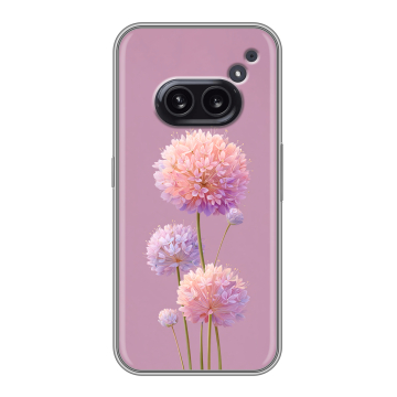 Силиконовый чехол на Nothing Phone (2a) Plus с принтом Цветы