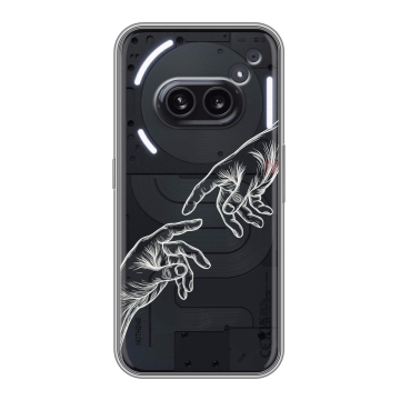 Силиконовый чехол на Nothing Phone (2a) Plus с принтом Сотворение мира