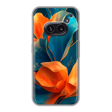 Силиконовый чехол на Nothing Phone (2a) Plus с принтом Цветы