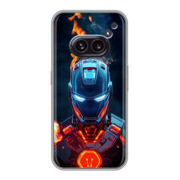 Силиконовый чехол на Nothing Phone (2a) Plus с принтом IronMan Железный человек Силиконовый чехол на Nothing Phone (2a) Plus с принтом IronMan Железный человек