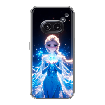 Силиконовый чехол на Nothing Phone (2a) Plus с принтом Холодное сердце Frozen