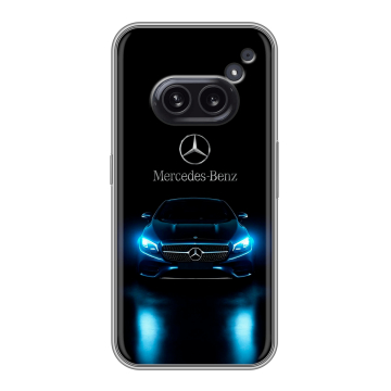Силиконовый чехол на Nothing Phone (2a) Plus с принтом Mercedes Мерседес Силиконовый чехол на Nothing Phone (2a) Plus с принтом Mercedes Мерседес