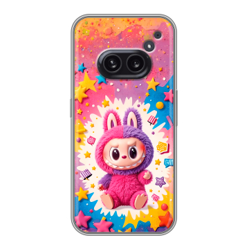 Силиконовый чехол на Nothing Phone (2a) Plus с принтом Labubu Лабубу