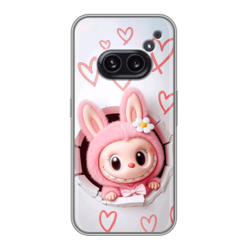 Силиконовый чехол на Nothing Phone (2a) Plus с принтом Labubu Лабубу