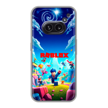 Силиконовый чехол на Nothing Phone (2a) Plus с принтом Roblox Роблокс Силиконовый чехол на Nothing Phone (2a) Plus с принтом Roblox Роблокс
