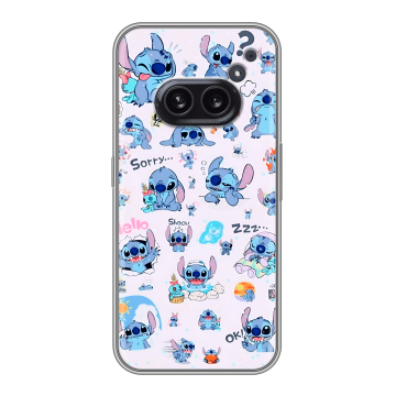 Силиконовый чехол на Nothing Phone (2a) Plus с принтом Лило и Стич