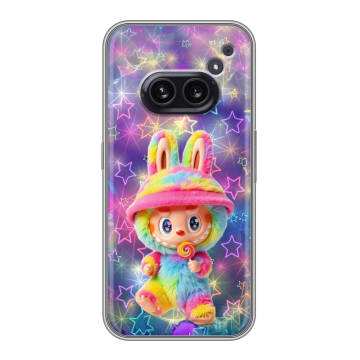 Силиконовый чехол на Nothing Phone (2a) Plus с принтом Labubu Лабубу