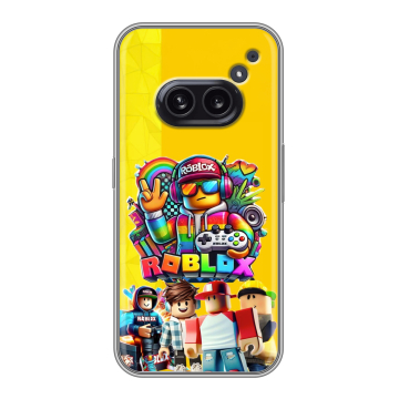 Силиконовый чехол на Nothing Phone (2a) Plus с принтом Roblox Роблокс