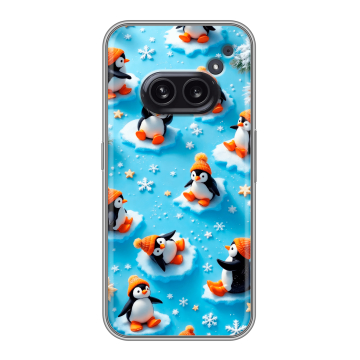 Силиконовый чехол на Nothing Phone (2a) Plus с принтом Новый год