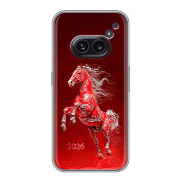 Силиконовый чехол на Nothing Phone (2a) Plus с принтом Новый год
