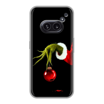 Силиконовый чехол на Nothing Phone (2a) Plus с принтом Новый год Гринч