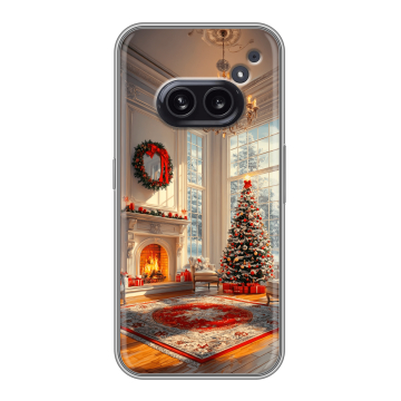 Силиконовый чехол на Nothing Phone (2a) Plus с принтом Новый год