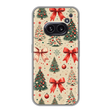 Силиконовый чехол на Nothing Phone (2a) Plus с принтом Новый год
