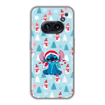 Силиконовый чехол на Nothing Phone (2a) Plus с принтом Стич Новый год