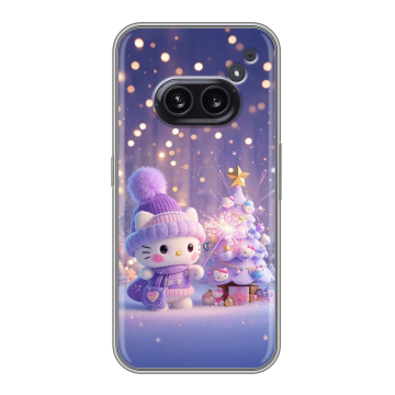 Силиконовый чехол на Nothing Phone (2a) Plus с принтом Новый год