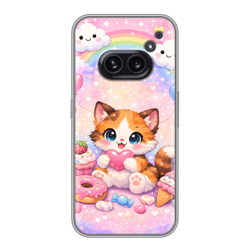 Силиконовый чехол на Nothing Phone (2a) Plus с принтом для девочек