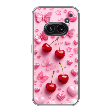 Силиконовый чехол на Nothing Phone (2a) Plus с принтом для девочек