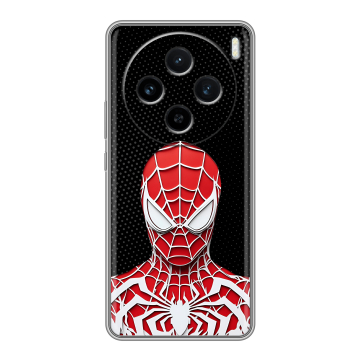 Силиконовый чехол на Vivo X100 с принтом человек паук spiderman