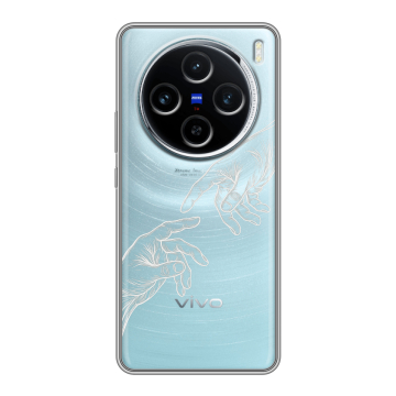 Силиконовый чехол на Vivo X100 с принтом Сотворение мира