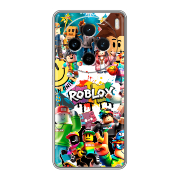 Силиконовый чехол на Vivo X100 с принтом Roblox Роблокс