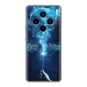 Силиконовый чехол на Vivo X100 с принтом Harry Potter Гарри Поттер