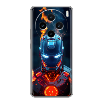 Силиконовый чехол на Vivo X100 с принтом IronMan Железный человек