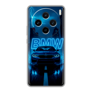 Силиконовый чехол на Vivo X100 с принтом BMW БМВ