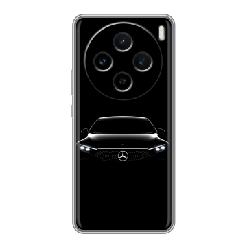 Силиконовый чехол на Vivo X100 с принтом Mercedes Мерседес
