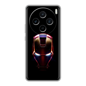 Силиконовый чехол на Vivo X100 с принтом IronMan Железный человек
