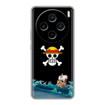 Силиконовый чехол на Vivo X100 с принтом One Piece Ван Пис