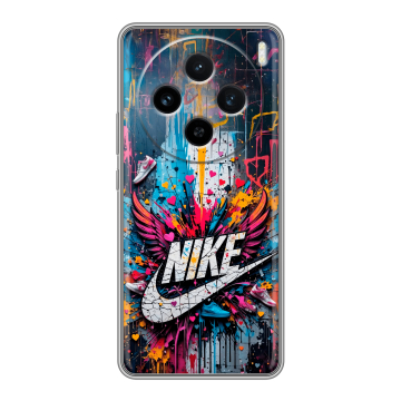 Силиконовый чехол на Vivo X100 с принтом Nike Найк