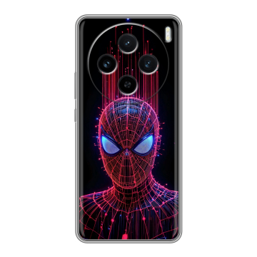Силиконовый чехол на Vivo X100 с принтом Spiderman Человек паук