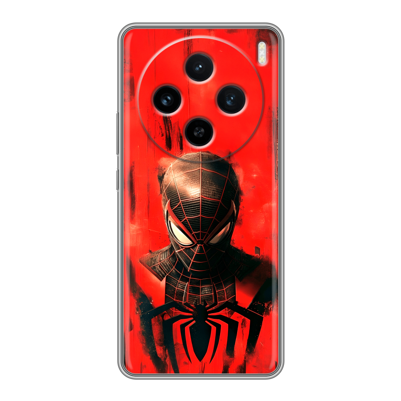 Силиконовый чехол на Vivo X100 с принтом человек паук spiderman Силиконовый чехол на Vivo X100 с принтом человек паук spiderman