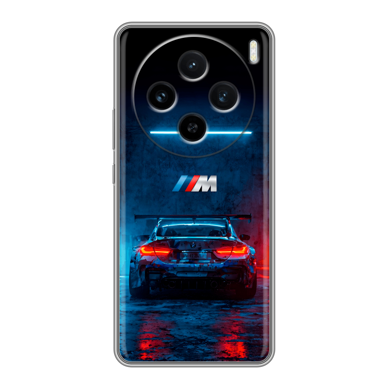 Силиконовый чехол на Vivo X100 с принтом BMW БМВ Силиконовый чехол на Vivo X100 с принтом BMW БМВ
