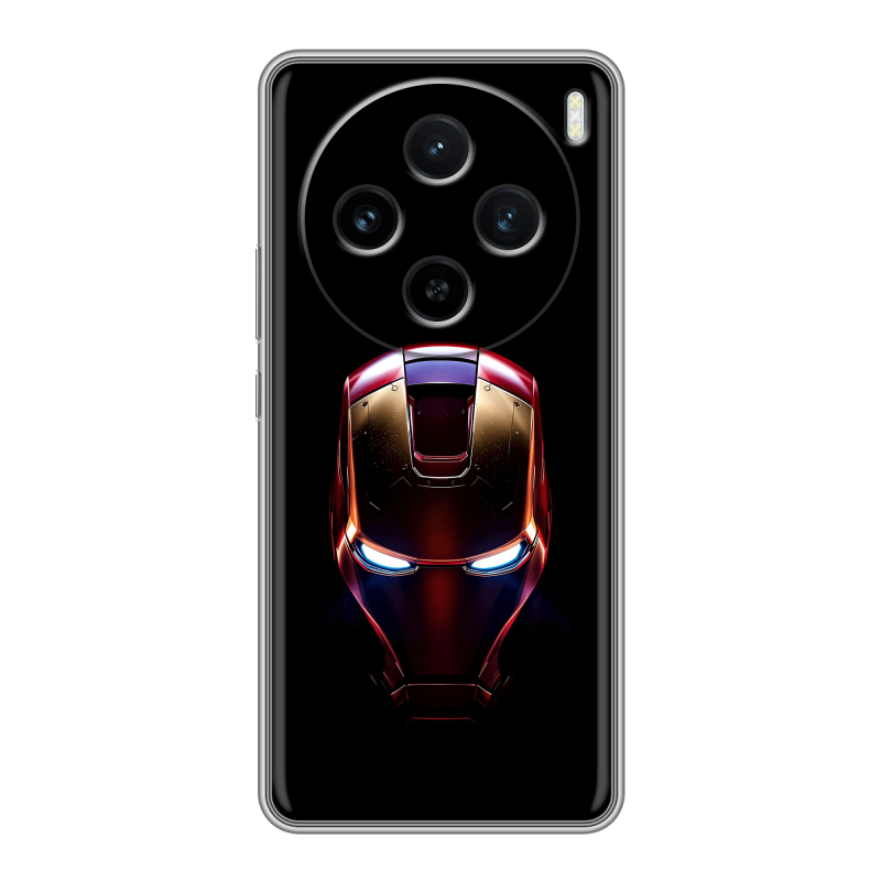Силиконовый чехол на Vivo X100 с принтом IronMan Железный человек Силиконовый чехол на Vivo X100 с принтом IronMan Железный человек