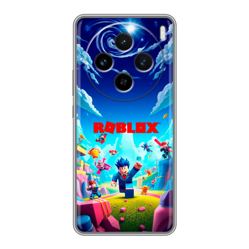 Силиконовый чехол на Vivo X100 с принтом Roblox Роблокс Силиконовый чехол на Vivo X100 с принтом Roblox Роблокс