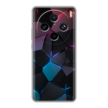 Силиконовый чехол на Vivo X100 Pro с принтом Геометрия неона Силиконовый чехол на Vivo X100 Pro с принтом Геометрия неона
